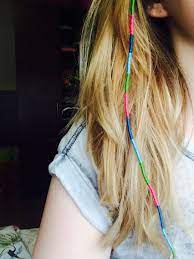 How to do an embroidery floss hair wrap. Pin On So Doing This