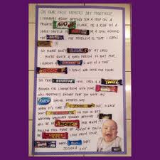 70th Birthday Present Ideas For Dad Australia Father S Day Card For Dad Made With Chocolate Bars Available In Australia Birthday Candy Posters Diy Father S Day Gifts Father S Day Diy
