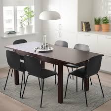 Laneberg Svenbertil Table And 4 Chairs Brown Black Black Ikea Table Dining Table Ikea