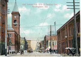 Vintage Postcard 2nd Avenue Birmingham Alabama 2nd Avenue Birmingham Magic City