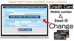 Hdfc credit card online kab se issue hoga How To Change Hdfc Credit Card Mobile Number Update Credit Card Email Id Youtube