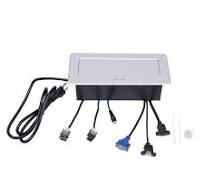 8-Hole Table Pop up Power Date Center Connection Box with Outlet Network  HDMI