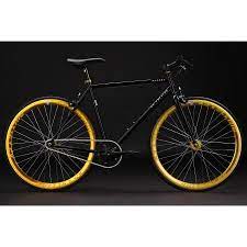 ks cycling fixie fitnessbike 28 zoll pegado schwarz gold herren schwarz fixie schwarzes gold fitnessbike