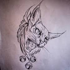 svobodnyj eskiz artbydokidoki art arte artist tattooed tattoosketch drawing ink inked inkbe blackwork blacktattoo lineworktattoo cattatto eskiz eskiz tatu kot