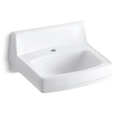 wall mounted bathroom sink with