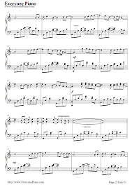 Right Here Waiting Stave Preview 2 Right Here Waiting Piano Sheet Music Richard Marx
