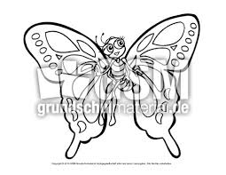 Ausmalbild Schmetterling 12 Ausmalbilder Schmetterling Fruhling Jahreszeiten Hus Klasse 1 Grundschulmaterial De