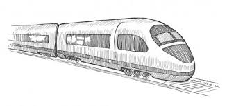 Gambar kereta api hitam putih. Sketsa Kereta Api Stok Foto Sketsa Kereta Api Gambar Bebas Royalti Depositphotos