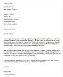 More sample letters of resignation. Free 2 Two Week Resignation Letters Samples In Ms Word Pdf
