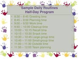 A Preschool Daily Routine Effective Transitions