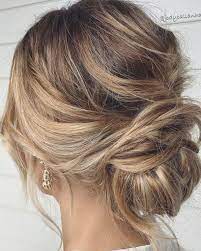 44 Romantic Messy Updo Hairstyles For Medium Length To Long Hair Messy Updo Hairstyle For Elega In 2020 Medium Length Hair Styles Medium Hair Styles Messy Hairstyles