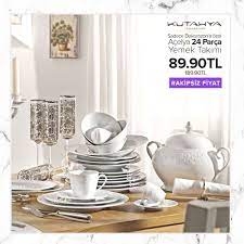 sade ve sik kutahya porselen acelya 24 parca yemek takimi sadece 89 90tl dekorazoncom http www dekorazon com kutahya porselen yemek takimi dekor yemek