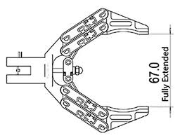 Makeblock Mechanical Parts Robot Gripper For Robotics Project Black Robot Gripper Robot Black Kit
