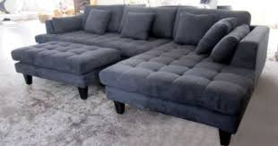 Amazon Com 3pc New Modern Dark Grey Microfiber Sectional Sofa Chaise Ottoman Set S168r Home K Microfiber Sectional Sofa Microfiber Sectional Sectional Sofa