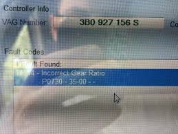 Recheck for code po730 after troubleshooting.l no go to step 2. Passat B5 5 Transmission Problem Code 17114 Incorrect Gear Ratio Help Volkswagen Passat Forum