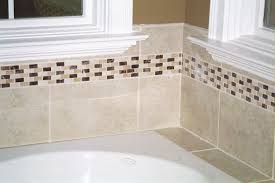 Amazing gallery of interior design and decorating ideas of border tiles in bathrooms, laundry/mudrooms, kitchens by elite interior designers. What Exactly Is A Border Tile Or Listello Bathroom Wall Tile Shower Wall Tile Wall Tiles Design