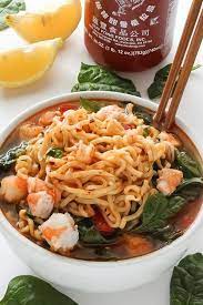 60 Go To Seafood Recipes You Can Whip Up In No Time Shrimp Ramen Sriracha Shrimp Food
