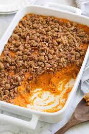 Sweet Potato Casserole Recipe Yummly Recipe Sweet Potato Recipes Casserole Best Sweet Potato Casserole Sweet Potato Casserole