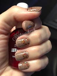Thanksgiving Nails Color Street Nails Shellac Nails Fall Thanksgiving Nails