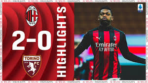 Ac milan face crotone on sunday with ismael bennacer and hakan calhanoglu returning to the. Highlights Ac Milan 2 0 Torino Matchday 17 Serie A Tim 2020 21 Youtube