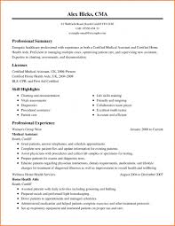 Incredible Medical Resume Template Free Ideas Assistant