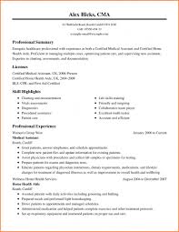 incredible medical resume template free ideas assistant