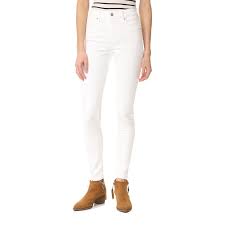 Zip fly with button closure. Levi S Women 721 High Rise Skinny White Jeans Alabama Outdoors