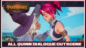 How to Get QUINN Rank 10 Max Romance - All QUINN Dialogue Choice (KISS❤️)  Potionomics - YouTube