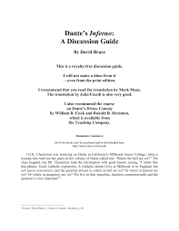 This charge is also a strike under california state's three strikes law, which means if it is your second strike, your penalty could be doubled and. Dante S Inferno A Discussion Guide
