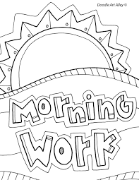 The benefits of coloring pages: Binder Cover Coloring Pages Classroom Doodles