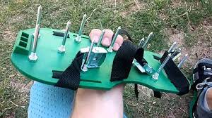 Velcro strapping would be much better as broke 2 buckles within minutes so adapted with own design which worked. Ohuhu Lawn Aerator Shoes Revew Youtube