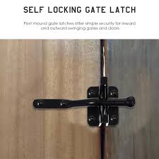 Fence gate latch buying guide. Self Locking Automatic Gravity Lever Fence Gate Latch Fence Gate Lock For Wood Fence Gate Door Latches Steel Black Lazada Ph