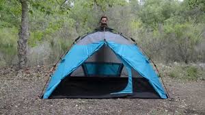 There you go, 8 simple steps to put up a tunnel tent. Lightpeed Outdoors Mammoth 4 Instant Set Up 4 Person Tent With Integrated Rainfly Youtube