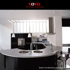 From contemporary and modern to refined and traditional. High Gloss Black Integrated Kitchen Cabinets With Elegant Curved Island And Countertop Kitchen Cabinet Integrated Kitchen Cabinetshigh Gloss Kitchen Cabinets Aliexpress
