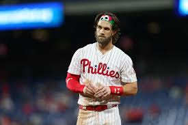 Philadelphia phillies right fielder bryce harper, right, is helped off the field after getting hit by a pitch during the sixth inning of the team's baseball game against the st. Bryce Harper Not Jealous Of Nationals Being In World Series So Happy For Them Bleacher Report Latest News Videos And Highlights