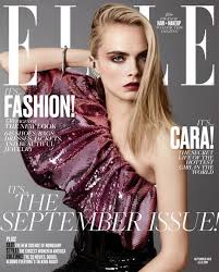 The title means she or her in french. Cara Delevingne Interview Cara Delevingne Elle September 2016 Cover