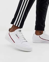 The adidas continental 80 sneakers capture the retro look of '80s tennis style. Adidas Originals Continental 80 Weisse Sneaker G27706