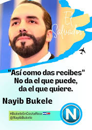 Apoyando a NAYIB BUKELE