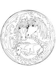 Site pour imprimer des coloriages. Coloriage Mandala Cheval Sur Hugolescargot Com