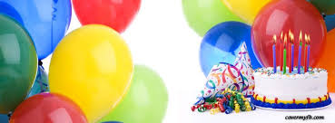 Beautiful Happy Birthday Images For Facebook Timeline Birthday Cake And Balloons Birthday Cake With Photo Facebook Cover Birthday