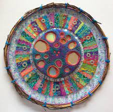 Art Trail Fabric Art Circular Art Textile Fiber Art