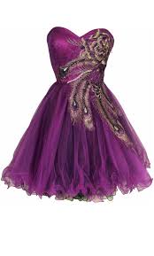 Peacock Dresses For Teens Purple Prom Dress Junior Prom Dresses