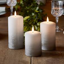 Buy makeup and skin care products on sale at macy's. Lights4fun Set Of 3 Truglow Gray Ombre Wax Flameless Led Battery Operated Pillar Candles With Remote Control Inc Pillars Home Decor Ekbotefurniture Com