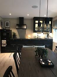 Svart Kok Ikea Renovering Kok Koksdesign Inreda Kok