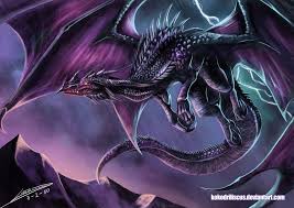 Black And Purple Dragon Art Black Dragon By Kokodriliscus On Deviantart Shadow Dragon Dragon Pictures Black Dragon