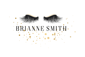 Black And Gold Makeup Logo Lash Logo Design Lash Watermarkgold Black Eyelash Logo Etsy Lashes Logo Eyelash Logo Makeup Logo Design