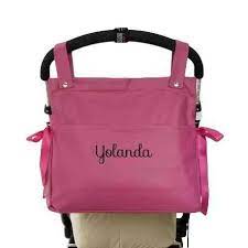 ¿está buscando una bolsos para carritos de bebe personalizados adecuada? Bolso Para Carrito Con Lazos Laterales Tipo Panera Polipiel Basic Personalizado Varios Colores Lullaby Bebe