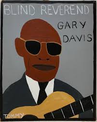 Blind Reverend Gary Davis #104 Tommy Cheng Painting