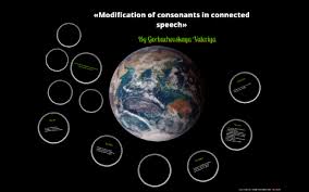 The adaptive modification of a consonant by a neighbouring consonant in a speech chain is assimilation. Modification Of Consonants In Connected Speech By