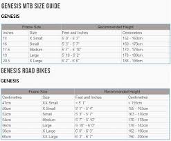 cannondale bike size chart best of bicycle frame size charts